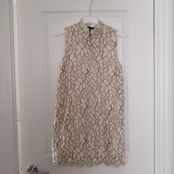 Mango Lace Ecru Dress - Picture 4 of 7